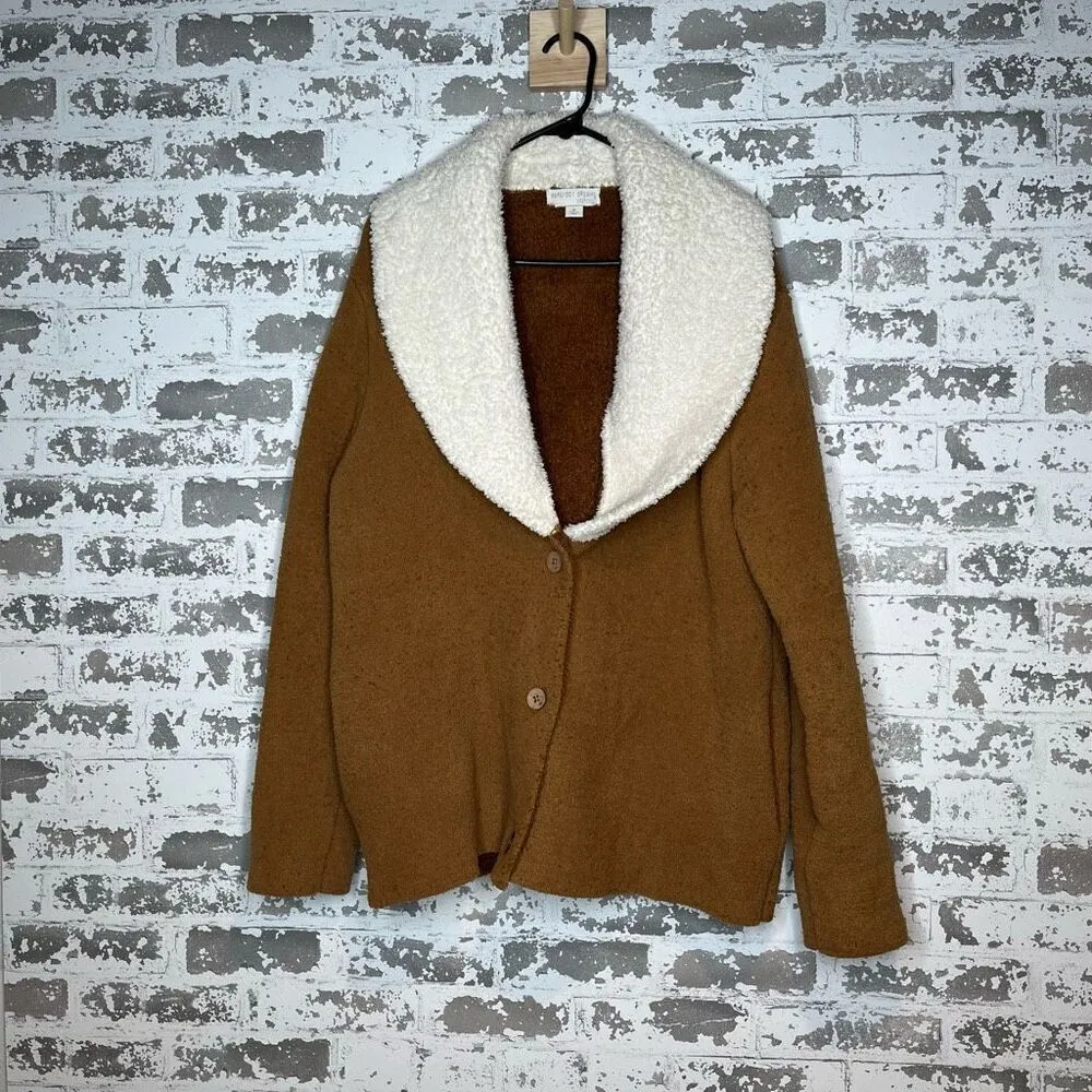 Barefoot dreams | women Sherpa fuzzy blazer two tone - Image 10