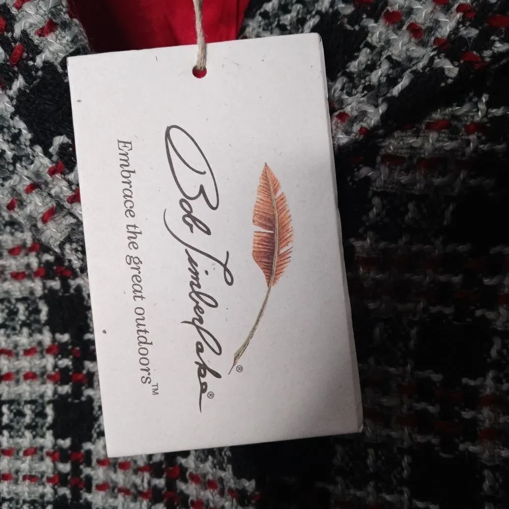 Bob Jimley Aka checked button down heavy coat Red Size M - Image 3