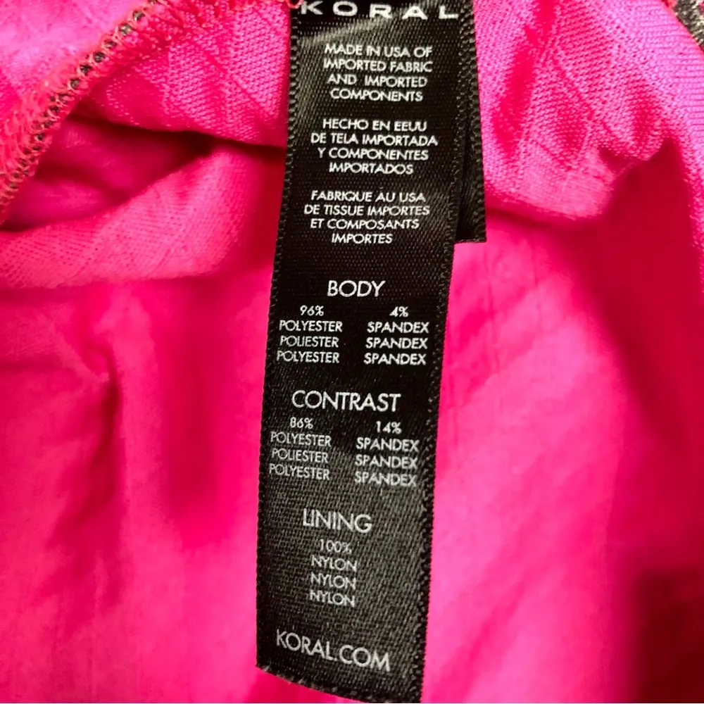 Sphere Meli Anorak Colorblock Pullover Spacedye Hot Pink Purple Black sz M - Image 11