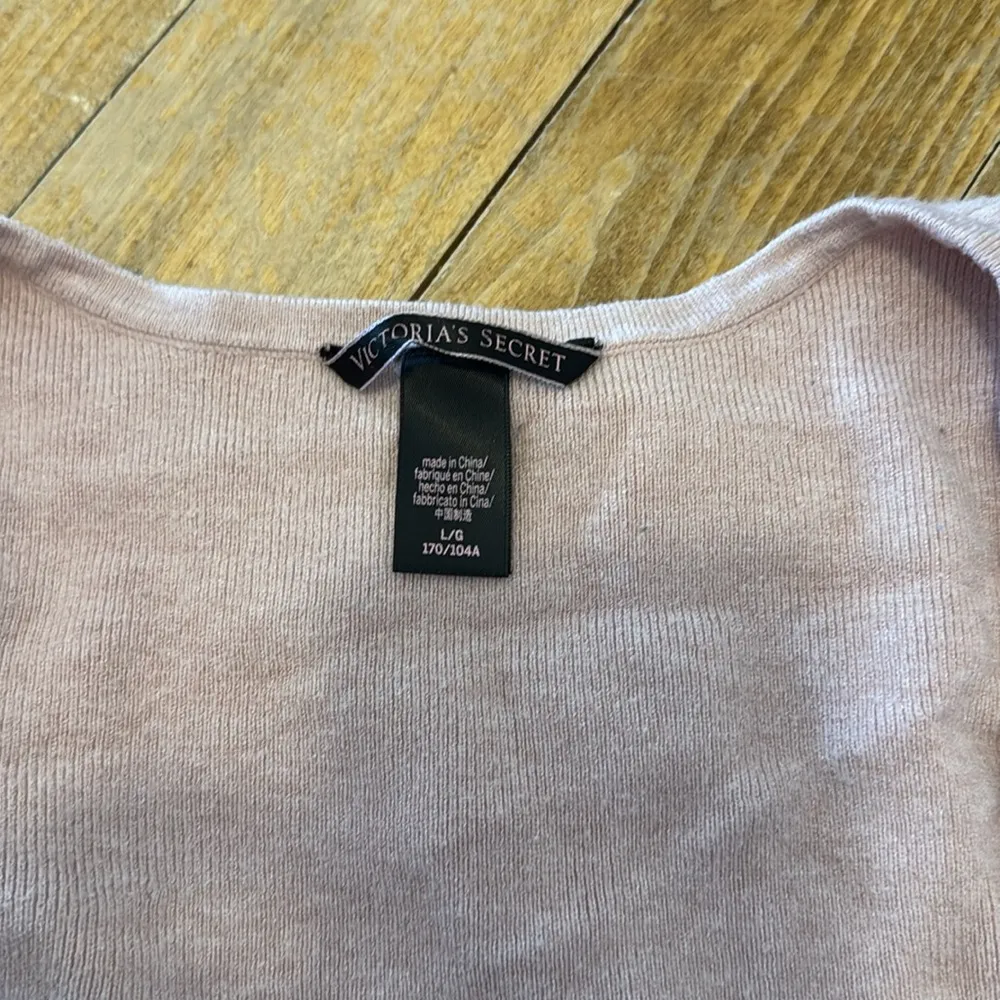 Victoria’s Secret Square Neck Cropped Ribbed Sweater Top Large - Image 5