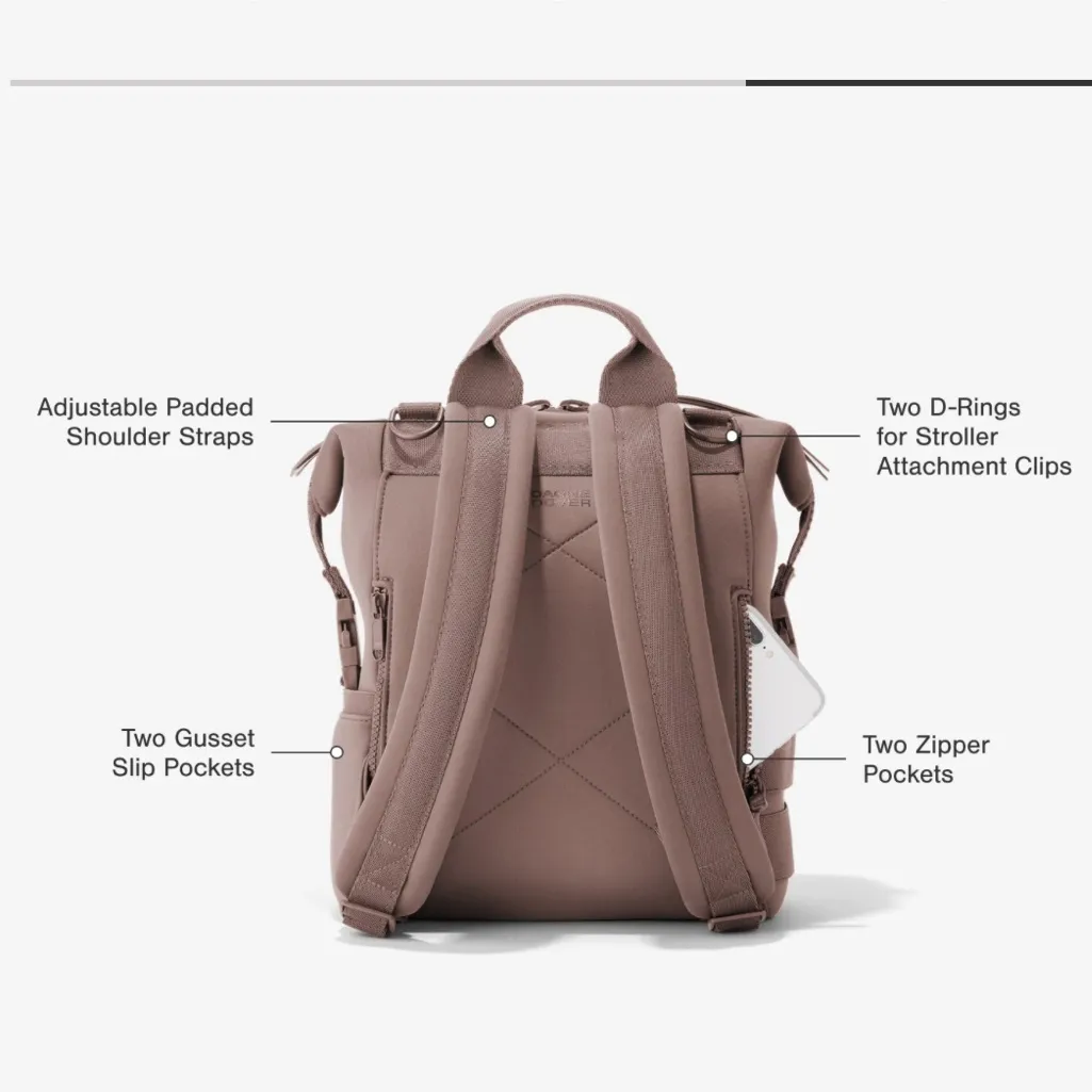 Dagne Dover Indi Neoprene Diaper Backpack
size small in onyx - Image 15