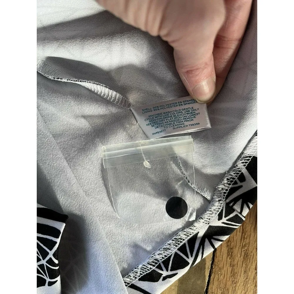 Nanette Lepore L’amour Diamond Print Fit & Flare Knee Length Dress Size Large - Image 6