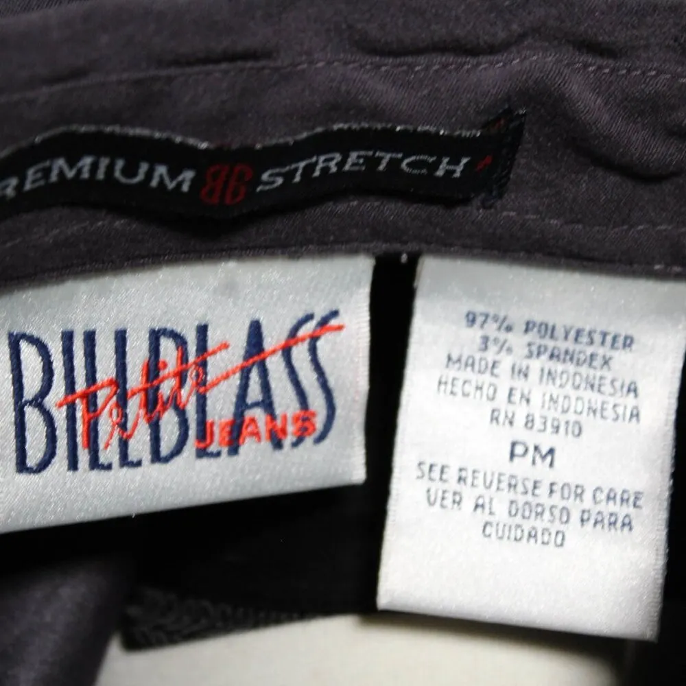 Vintage 1990s Bill Blass Amethyst Purple Jewel Tone Sueded Like Button D… - Image 10