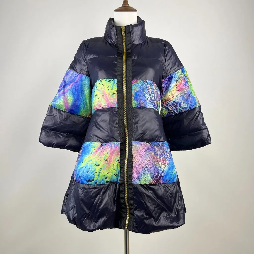 NWOT MSGM Women's Down Puffer Jacket Size M Three - Image 2