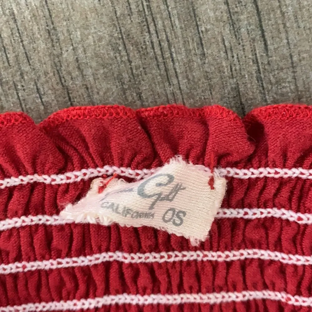 Brandy Melville red stretchy tube top - Image 4