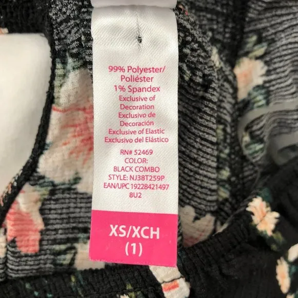 New  Cut Out Back Off The Shoulder Top Floral Print Lace Trim - Image 16