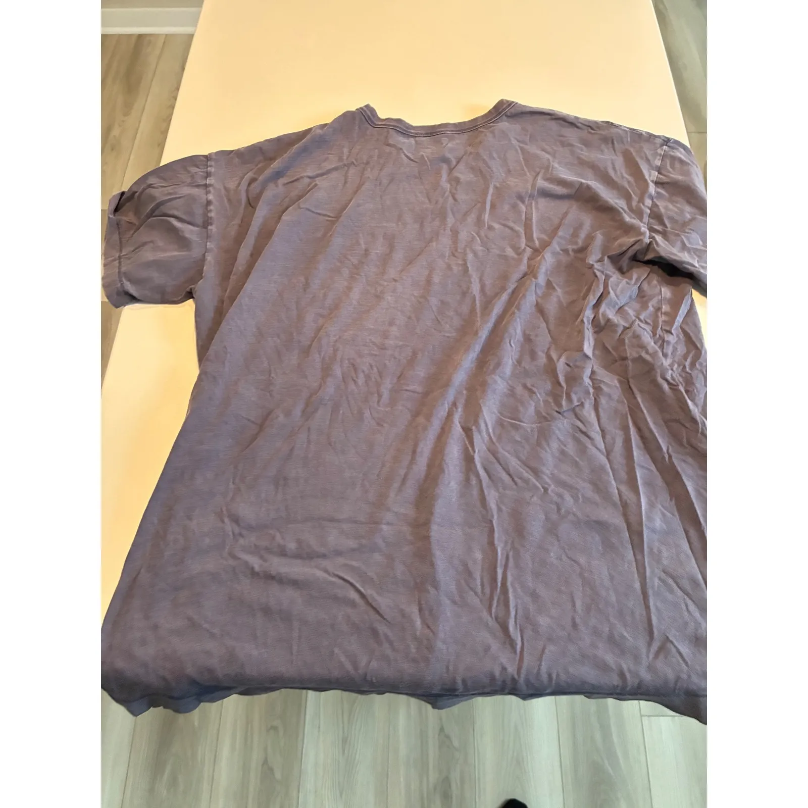 Old Navy Everyday XL Tall T Shirt Gray Crew Neck Short Sleeve Casual Basic Top - Image 3