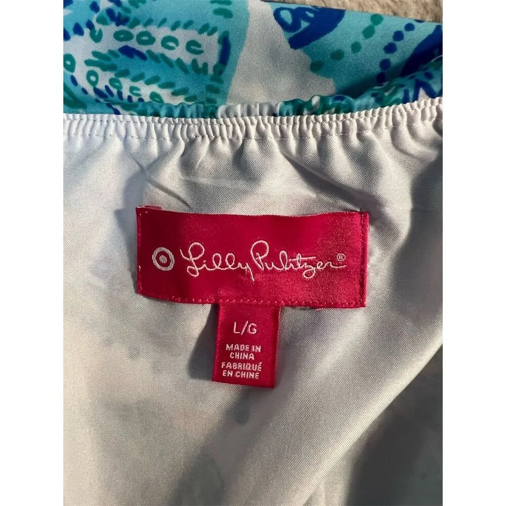 Lilly Pulitzer for Target Sea Urchin Strappy Dress Multicolor L Blue Size L - Image 5