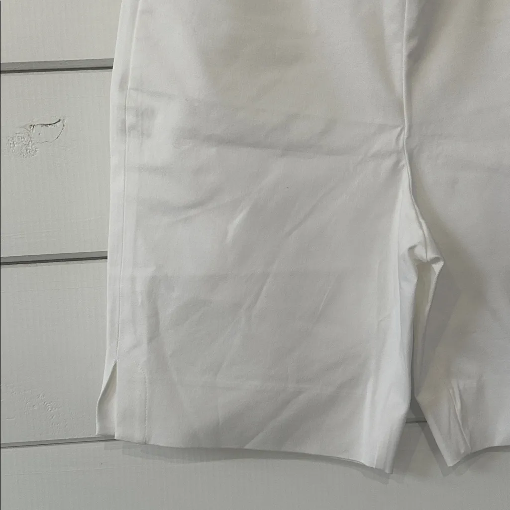 Soft Surroundings White SoftEssential SUPERLA Shorts NEW Medium - Image 5