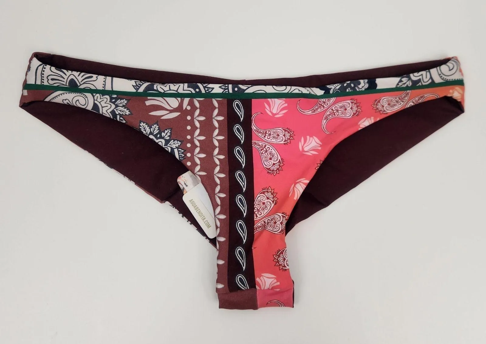 Agua Bendita Lola Cipres Low Rise Bikini Bottom Size Small NWT - Image 2