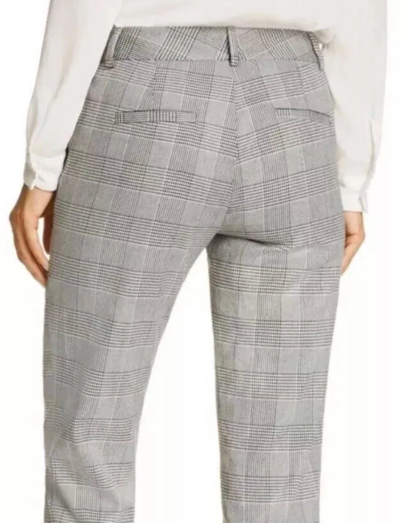 Women's  Cropped Glen Plaid Dress Pant, Size Small - New! - Image 4