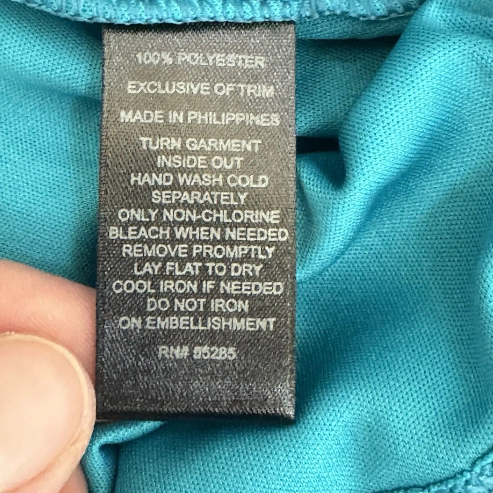 Express Womens Dress XS Chiffon Sequin Beaded Teal Blue Mini Shift Y2k 90s Retro - Image 13