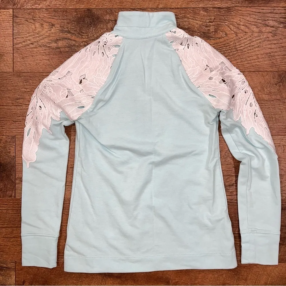 Lilly Pulitzer Skipper Popover Lacy Seasalt Tint - Image 3