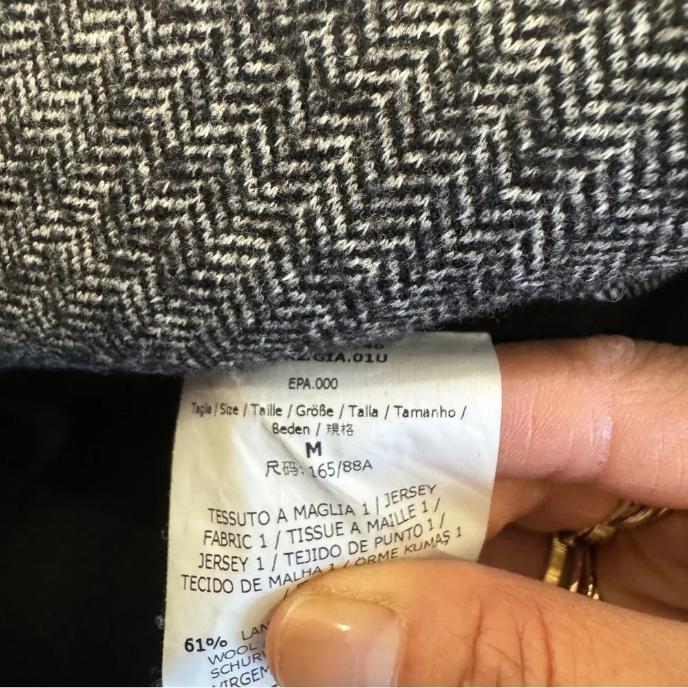 Sportmax Max Mara gray wool blend blazer Black Size M - Image 8