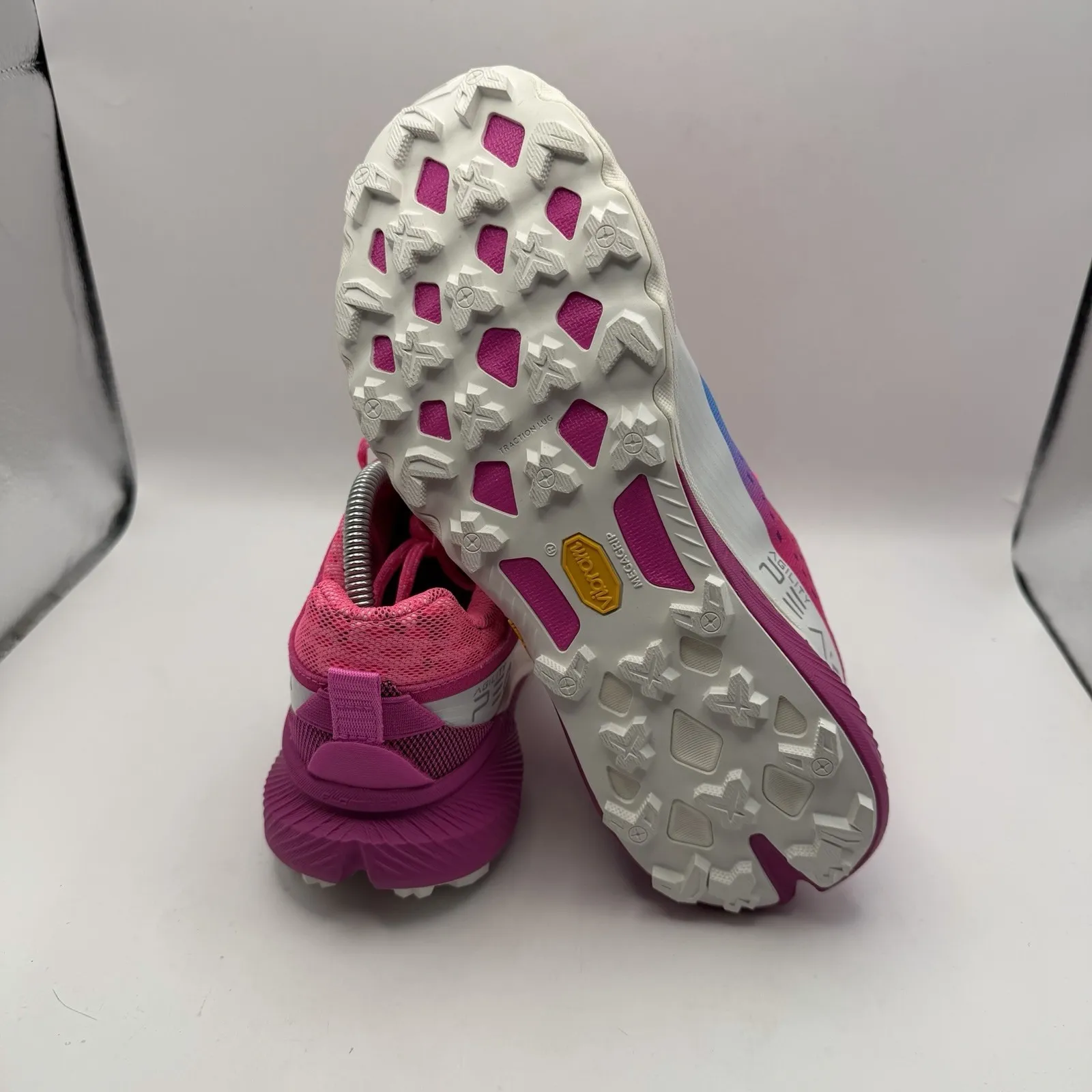 Merrell Agility Peak 5 Womens Size 8 Pink Rainbow Trail Running Shoes New - Image 7