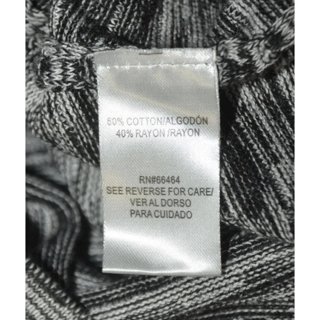 Sandra Darren Ladies Gray Cowl Neck Sweater Midi Dress Size L Comfy Warm Casual - Image 10