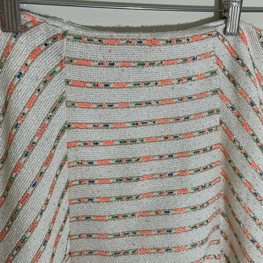 Anthropologie Maeve Lucaya Stripe Swing Skirt - Image 4