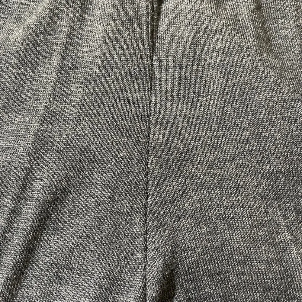 Nina Leonard Dress Wool Blend Grey Knit High-Rise Pant Size S - Image 6