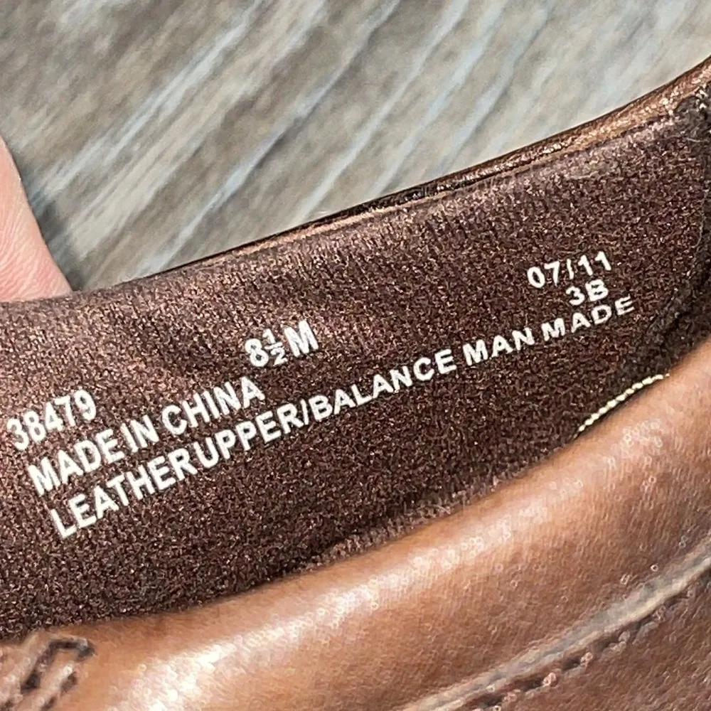 Clarks Bendables Brown Leather Comfort Heels Size 8.5 Medium - Image 15