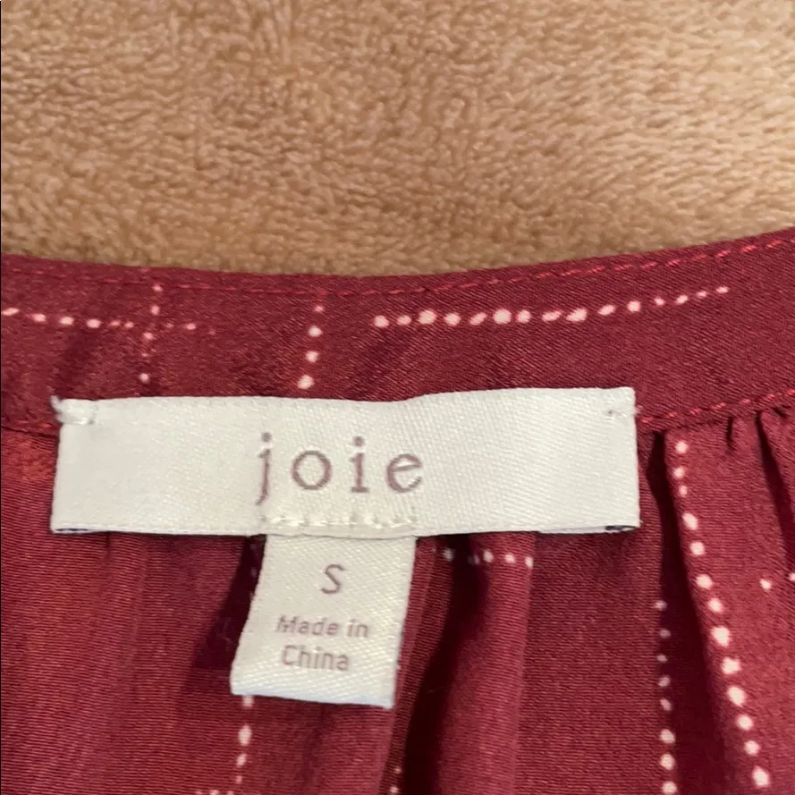 Joie short sleeve blouse small - Image 5