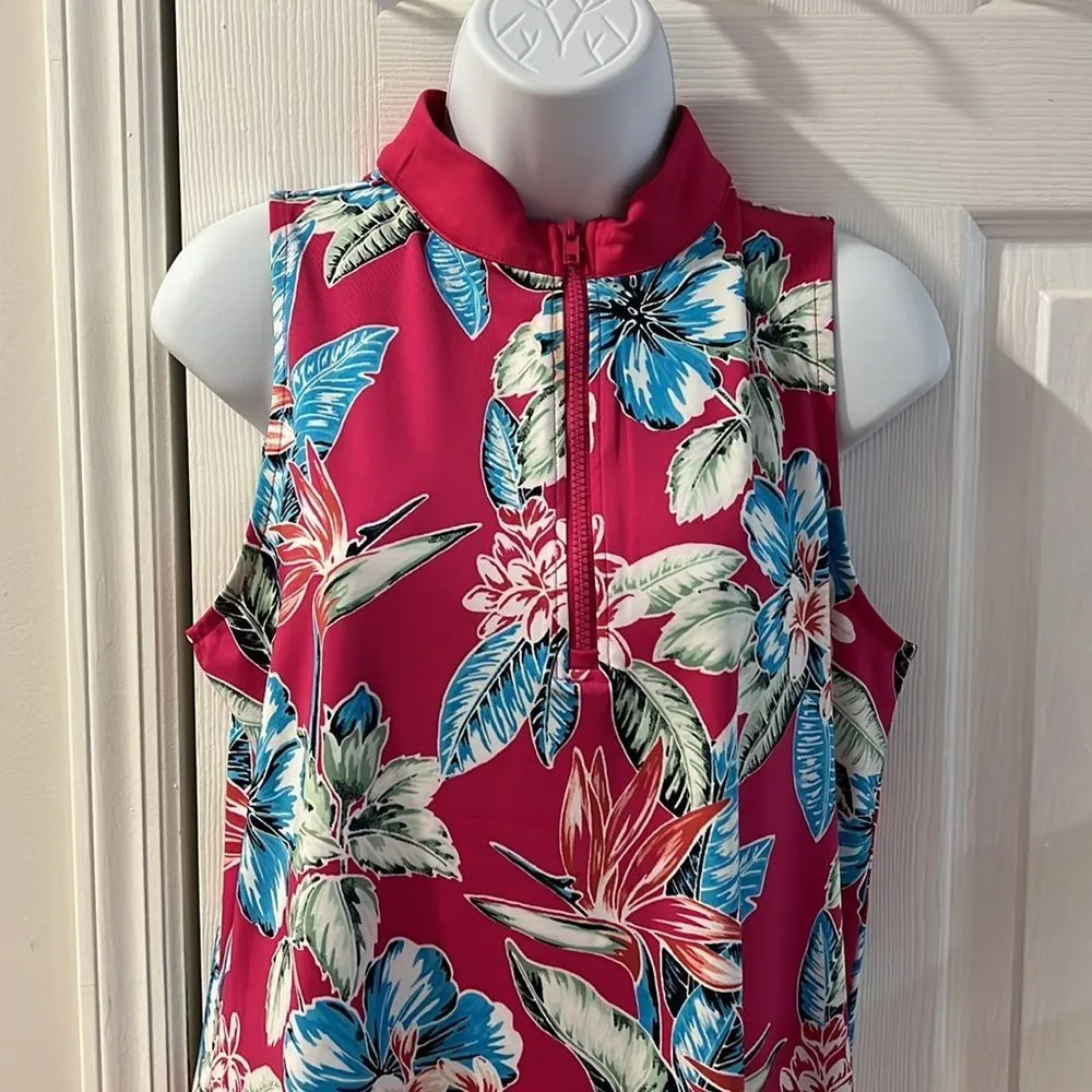 NWT  Women's 1/4 Zip Stand Collar Golf Dress size L - Image 5