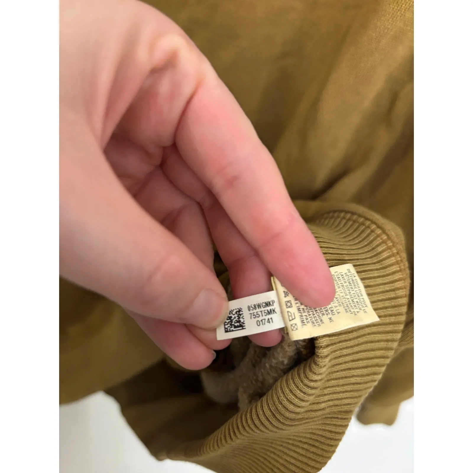 Aerie Sweatshirt Womens Small Mountain Season Mock Neck Oversized Brown NWT - Image 6