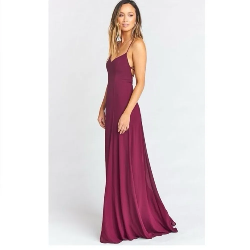 Show Me Your Mumu Godshaw Goddess Gown in Merlot M - Image 2