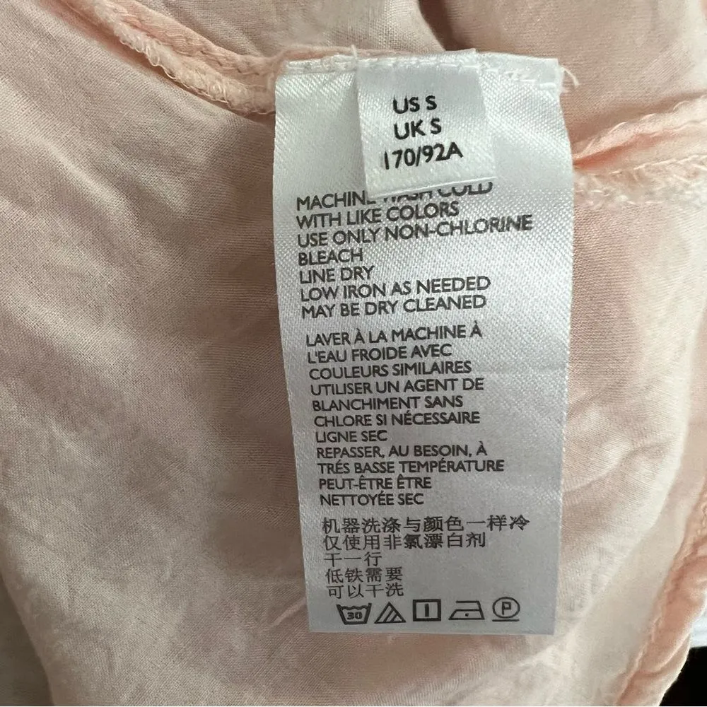 Free Peope My Love Balloon Sleeve Mixed Print V Neck Long  Sleeve Small - Image 9