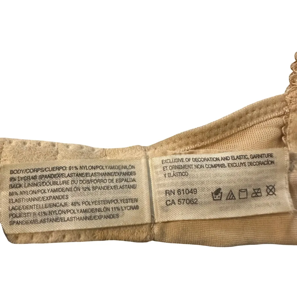 Wacoal Embrace Floral Lace Wirefree Bralette 852191 Size 32 - Image 8