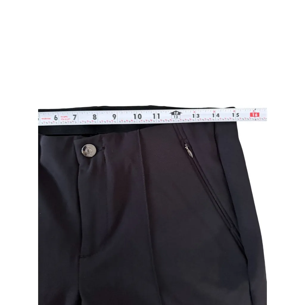 MAC Black Pleated Dress Ankle Pants Size Medium - Image 5