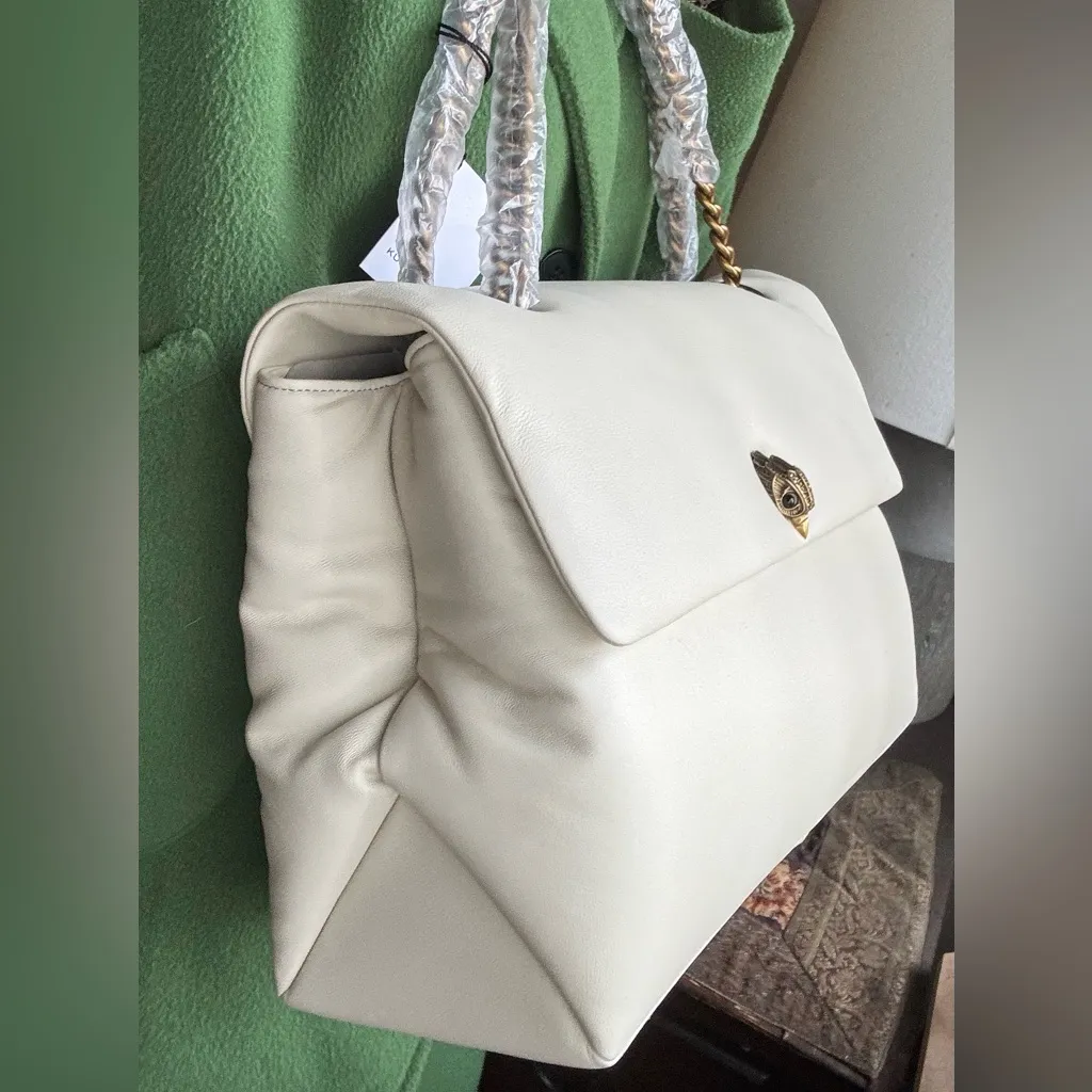 Authentic KURT GEIGER XL Pillow leather flap magnetic shoulder bag - Image 12