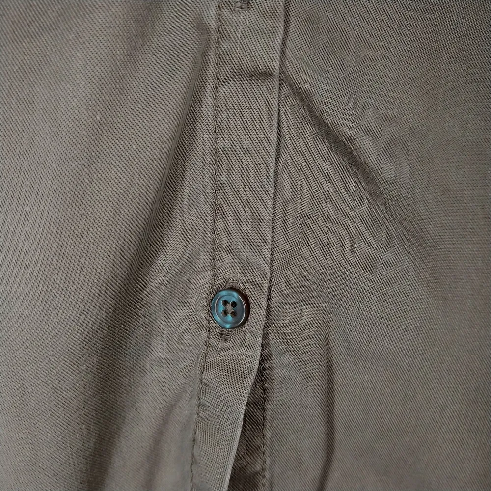 Quince Camp Tencel Olive Green Button-Up Shirt - Image 11