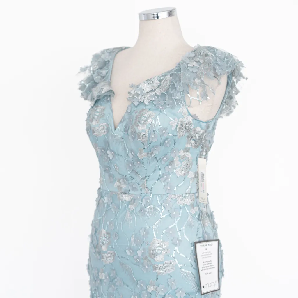 Eliza J - V-Neck 3D Flower Sleeveless Gown - Image 11