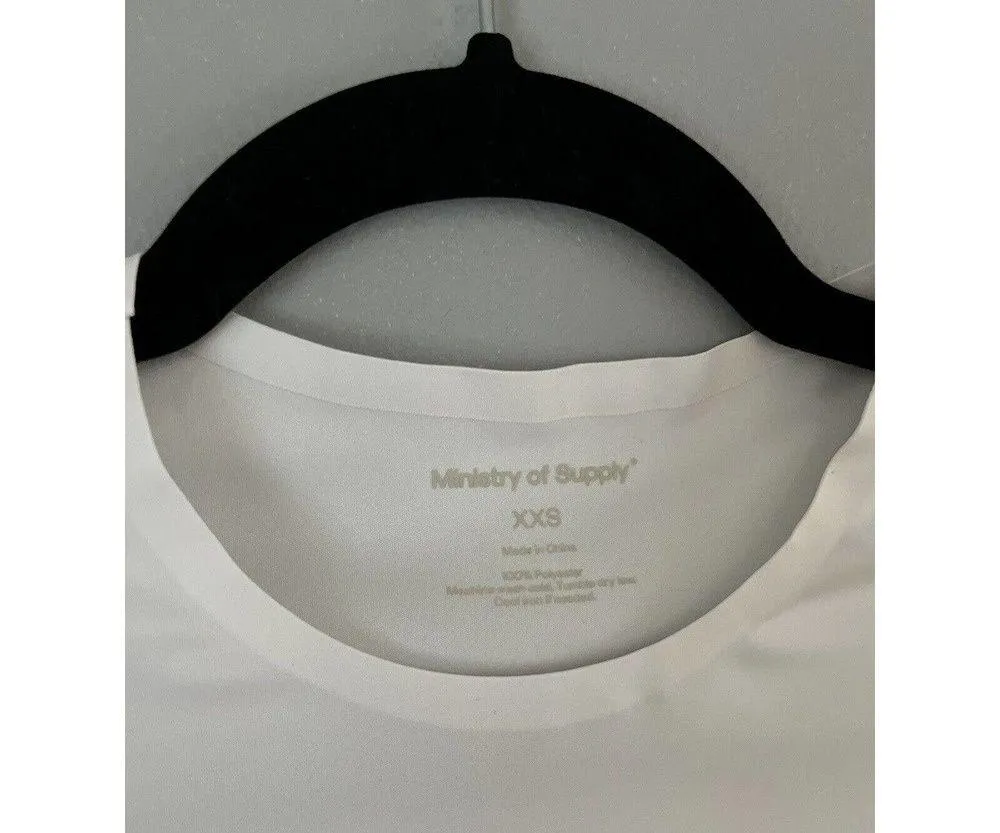 NWT Ministry Of Supply White Luxe Touch Tank Top Womens Sz XXS - Image 6