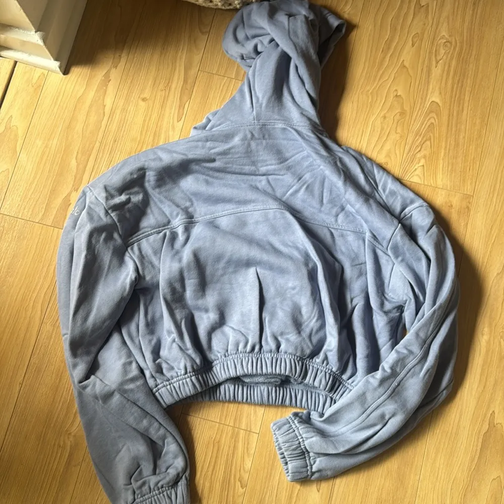 Blue Half-Zip Hoodie - Image 3