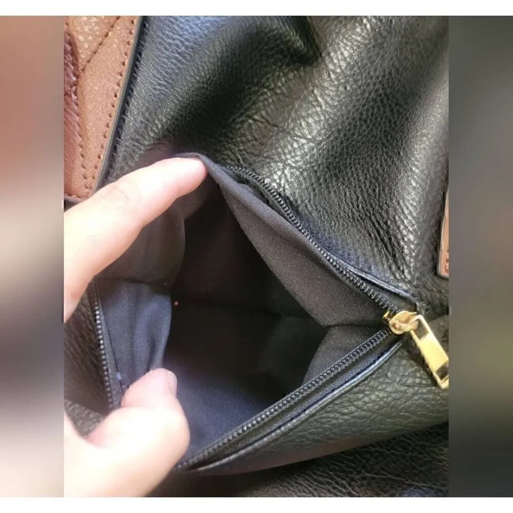 MKF Collection By Mia K. Wadena Tote Bag Black Brown M - Image 9