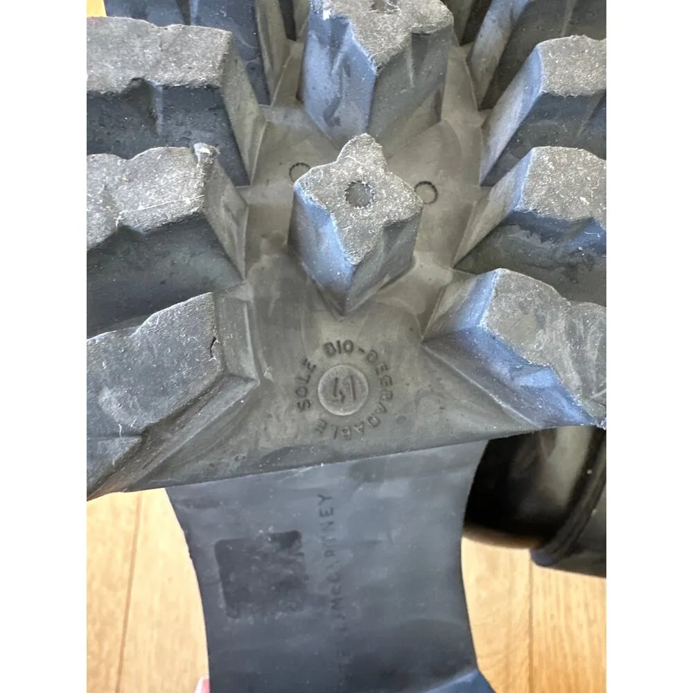 Stella McCartney - Chunky Lug Sole Platform Clogs in Black - Image 9