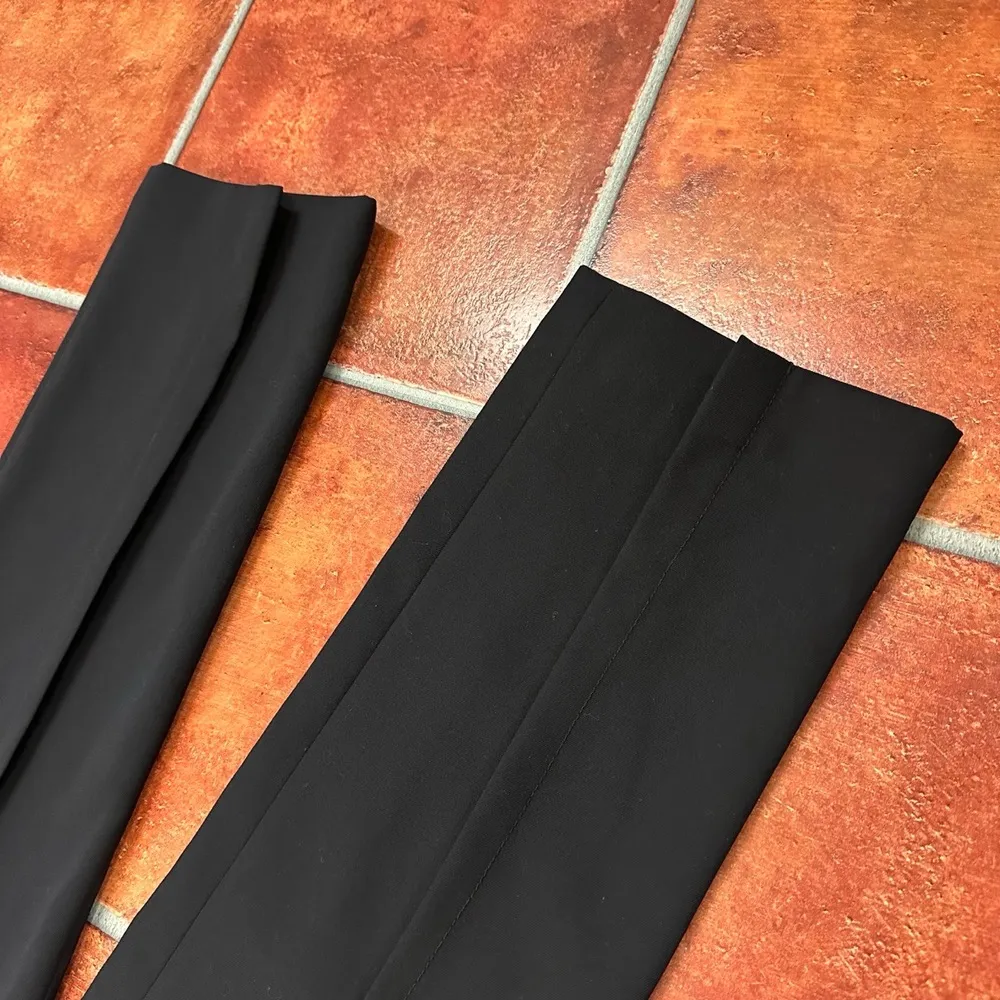 Ports 1961 Soft Wool Unique Trousers Black Size 30 - Image 3