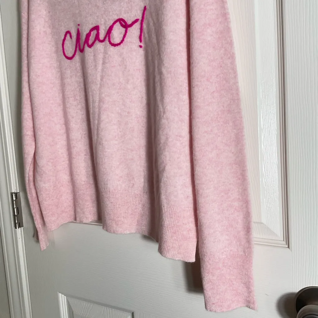 Charter Club Women's Cashmere Ciao embroidery size large - Image 4