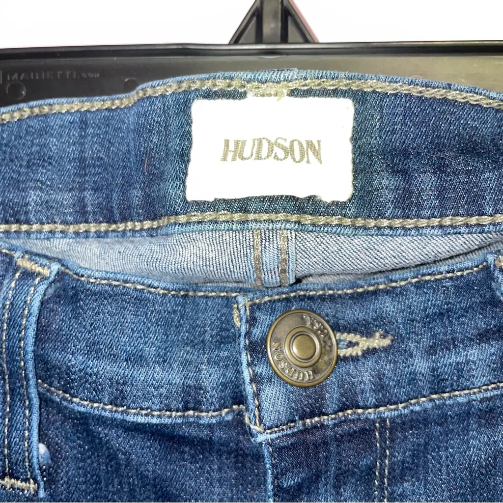Hudson Jeans Colette Mid Rise Skinny Stretch Cascade Women Size 29 Casual Denim - Image 7