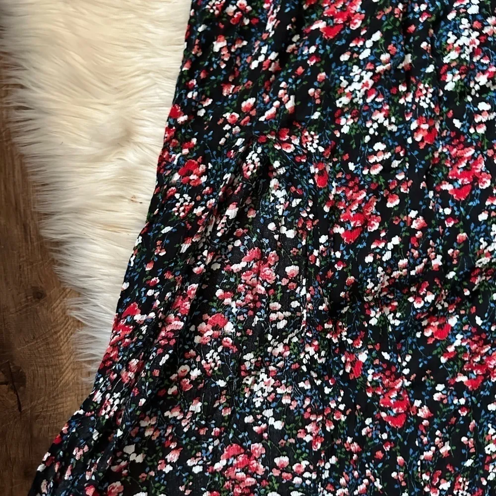 LULU’S View From The Meadow Black Floral Print Off The Shoulder Dress - Image 7