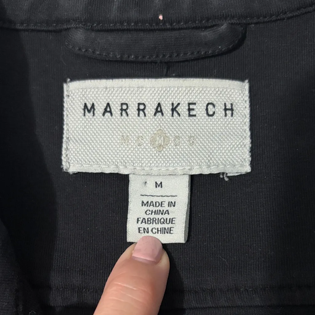 Anthropologie Marrakech Jacket Size Medium Black - Image 7