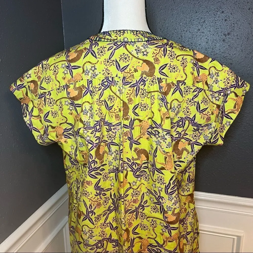 Saloni Ashley B Dress Green Size 2 - Image 11