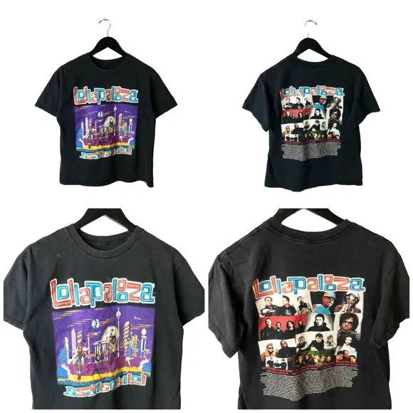 2017 Lollapalooza Muse Wiz Khalifa T Shirt Womens Graphic Tee Music Festival Size M - Image 2