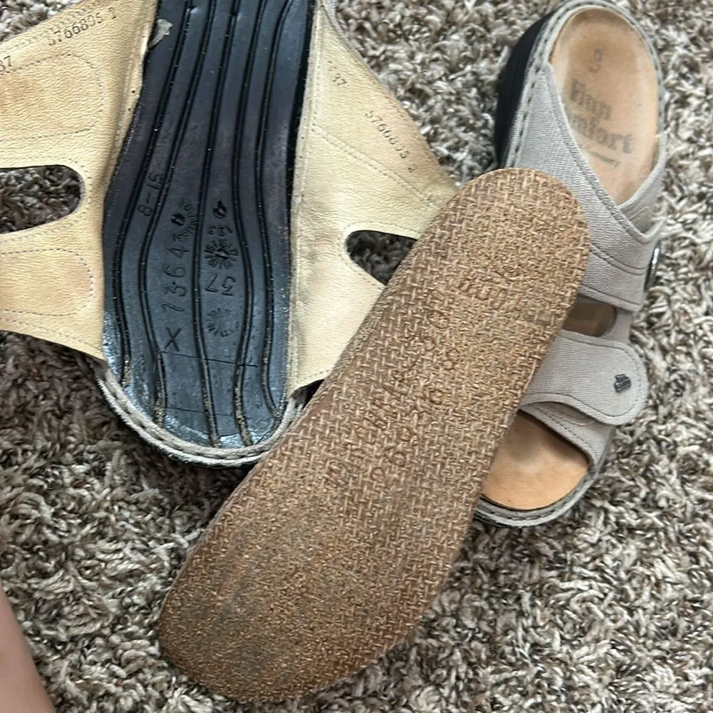 Finn Comfort Sansibar Two Strap Velcro Sandals D37 Size 7 - Image 11