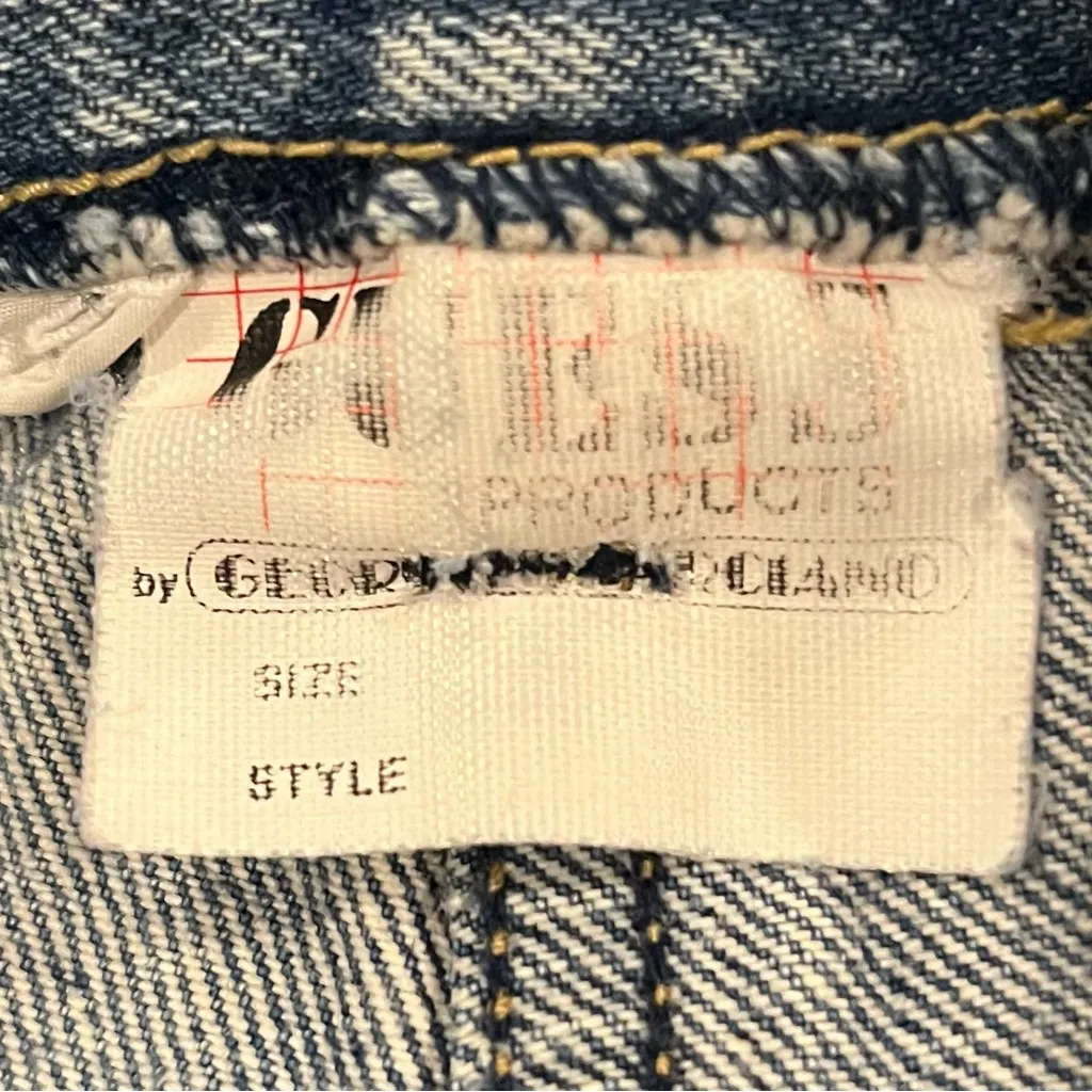 🍒VINTAE GUESS 1980s HIGH WAISTED MULTI PANEL JEANS SIZE SIZE 26🍒 - Image 6