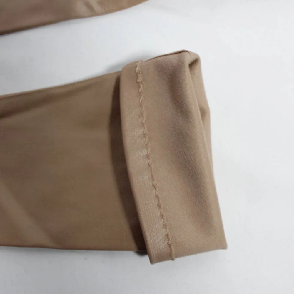 Vintage 1950s 1960s Nude Taupe Evening Gloves - Image 7