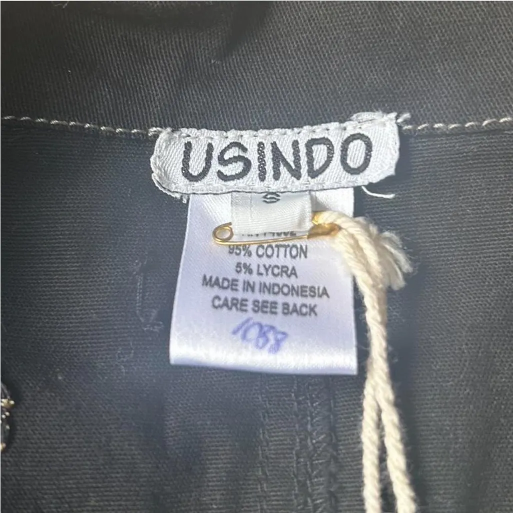 Usindo Black Embroidered Women's Blazer Jacket - Image 7