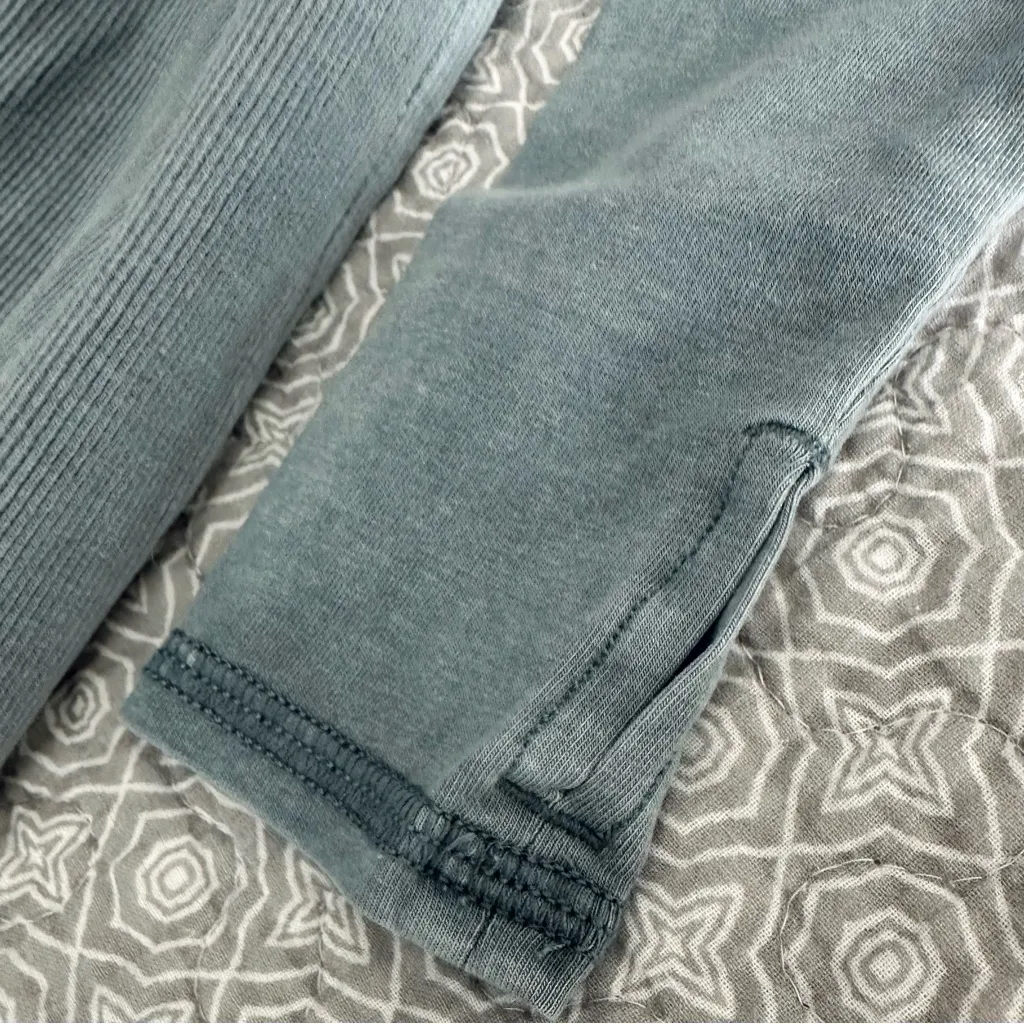 NEW! Free People FP Movement Hot Shot Wide Leg Onesie Summer Storm Gray Size XS - Image 12