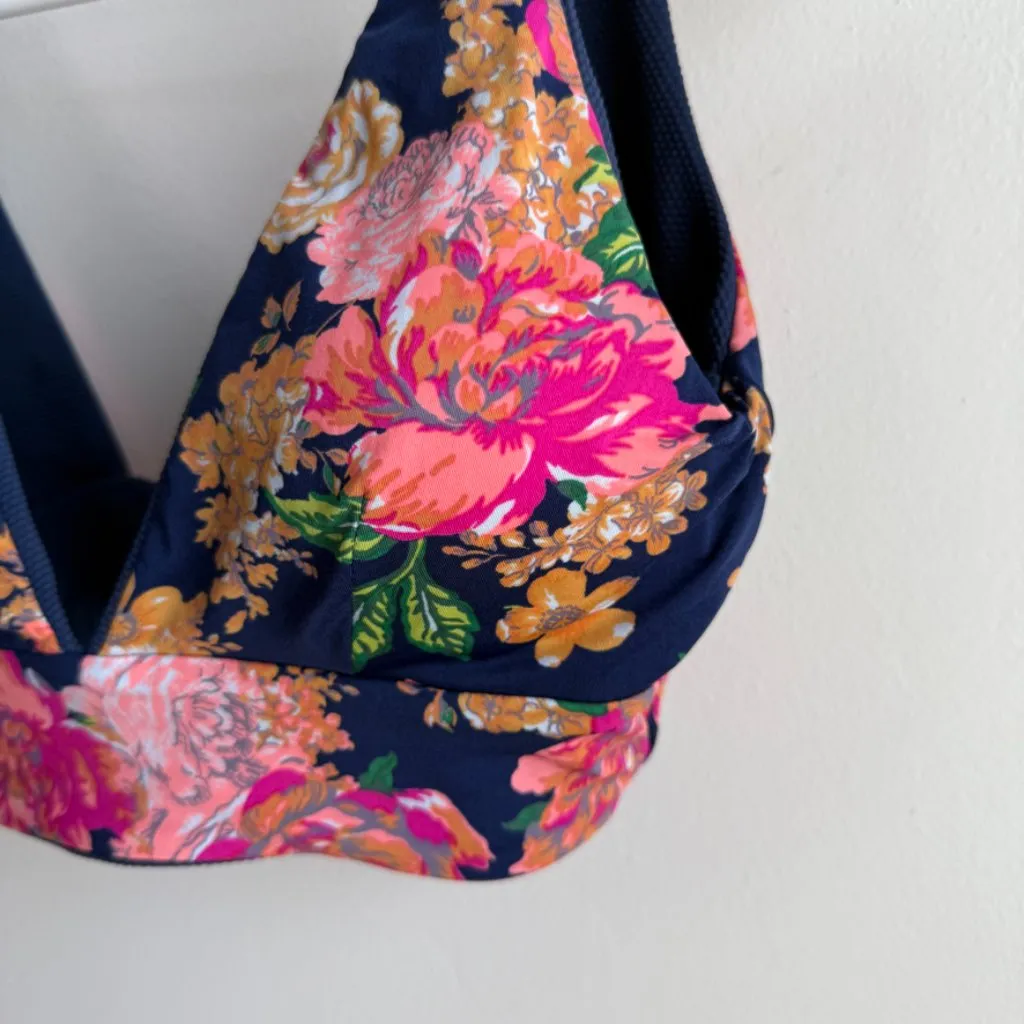 NWOT MAAJI Indigo Blue Paradisus Longline Triangle Bikini Top - Image 12
